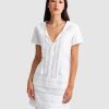 Women Belle & Bloom Mini Dresses | Summer Forever Mini Dress - White