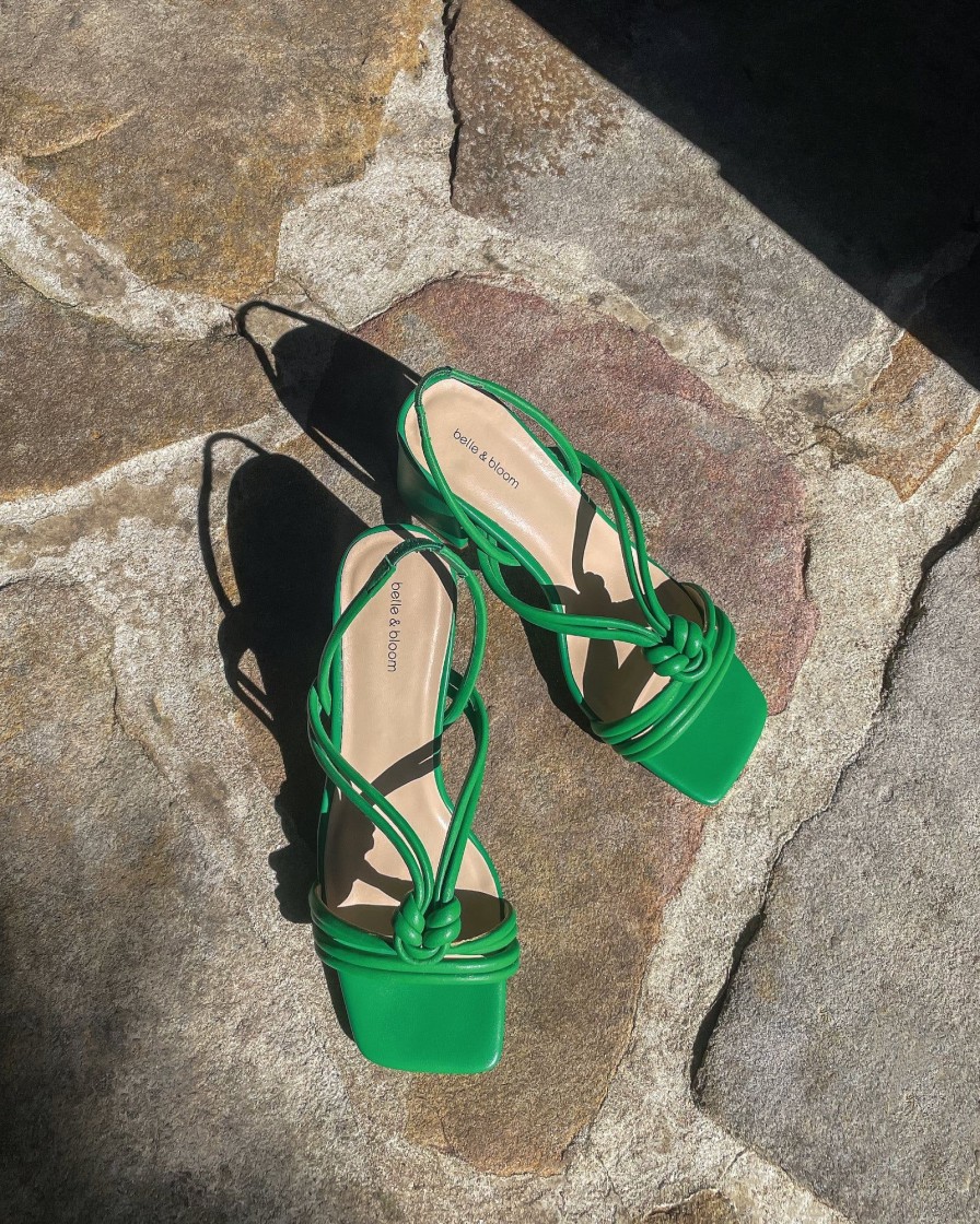 Women Belle & Bloom Heels | Wild Side Slingback Heel - Emerald