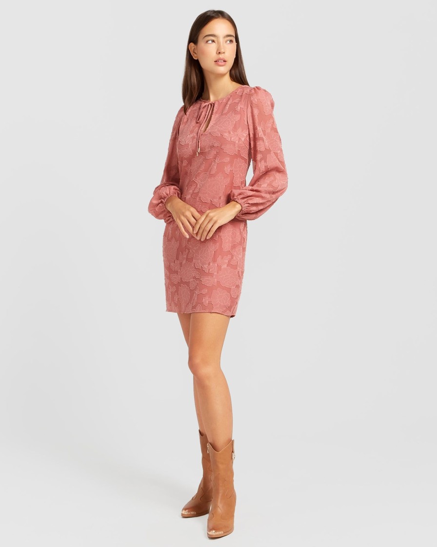 Women Belle & Bloom Mini Dresses | Kiss The Stars Dress - Dusty Rose