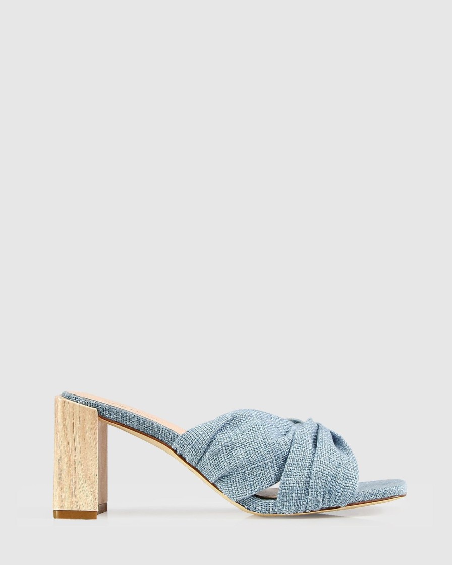 Women Belle & Bloom Heels | Lust For Life Mule - Blue