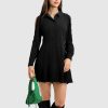 Women Belle & Bloom Mini Dresses | Boy Meets Girl Mini Dress - Black