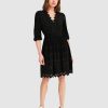 Women Belle & Bloom Mini Dresses | Sweet Talk Eyelet Mini Dress - Black