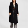 Women Belle & Bloom Wool Coats | Tainted Love Longline Coat - Black