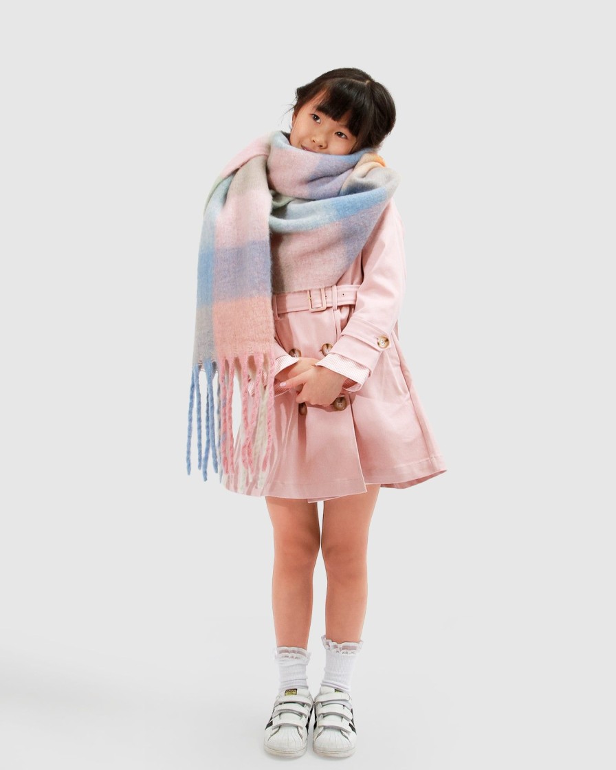 Girl Belle & Bloom | Miss Sunshine Trench Coat - Blush Pink