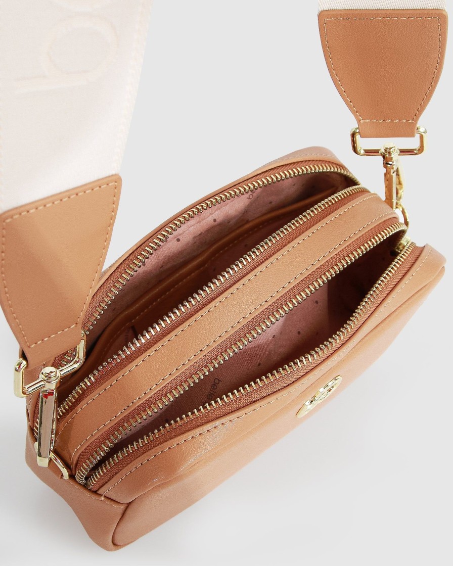 Women Belle & Bloom Cross-Body Bags | Made You Look Camera Bag - Tan