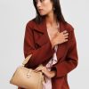 Women Belle & Bloom Wool Coats | New Fit Ex-Boyfriend Wool Blend Oversized Jacket - Caramel