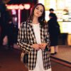 Women Belle & Bloom Suits & Blazers | Love & Mercy Checked Blazer - Black Check