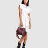 Women Belle & Bloom Shoulder Bags | Twilight Leather Cross-Body Bag - Merlot