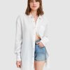 Women Belle & Bloom Shirts & Blouses | South Coast Oversized Shirt - White