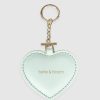 Women Belle & Bloom Key Rings | Stolen Heart Leather Keyring - Mint