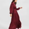 Women Belle & Bloom Maxi Dresses | Window Seat Tiered Maxi Dress - Merlot