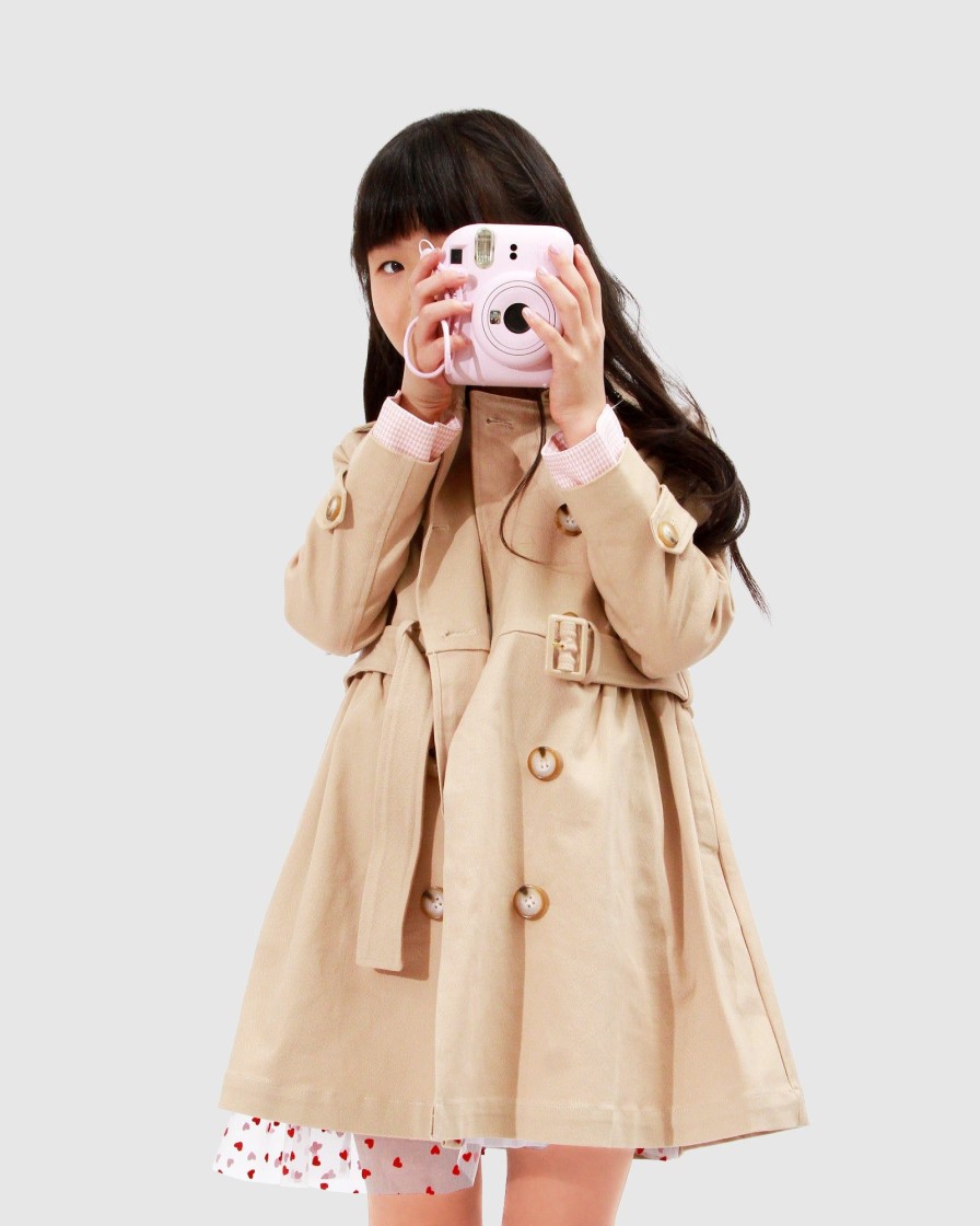 Girl Belle & Bloom | Miss Sunshine Trench Coat - Camel