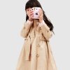 Girl Belle & Bloom | Miss Sunshine Trench Coat - Camel