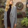 Women Belle & Bloom Wool Coats | Kensington Oversized Coat - Grey