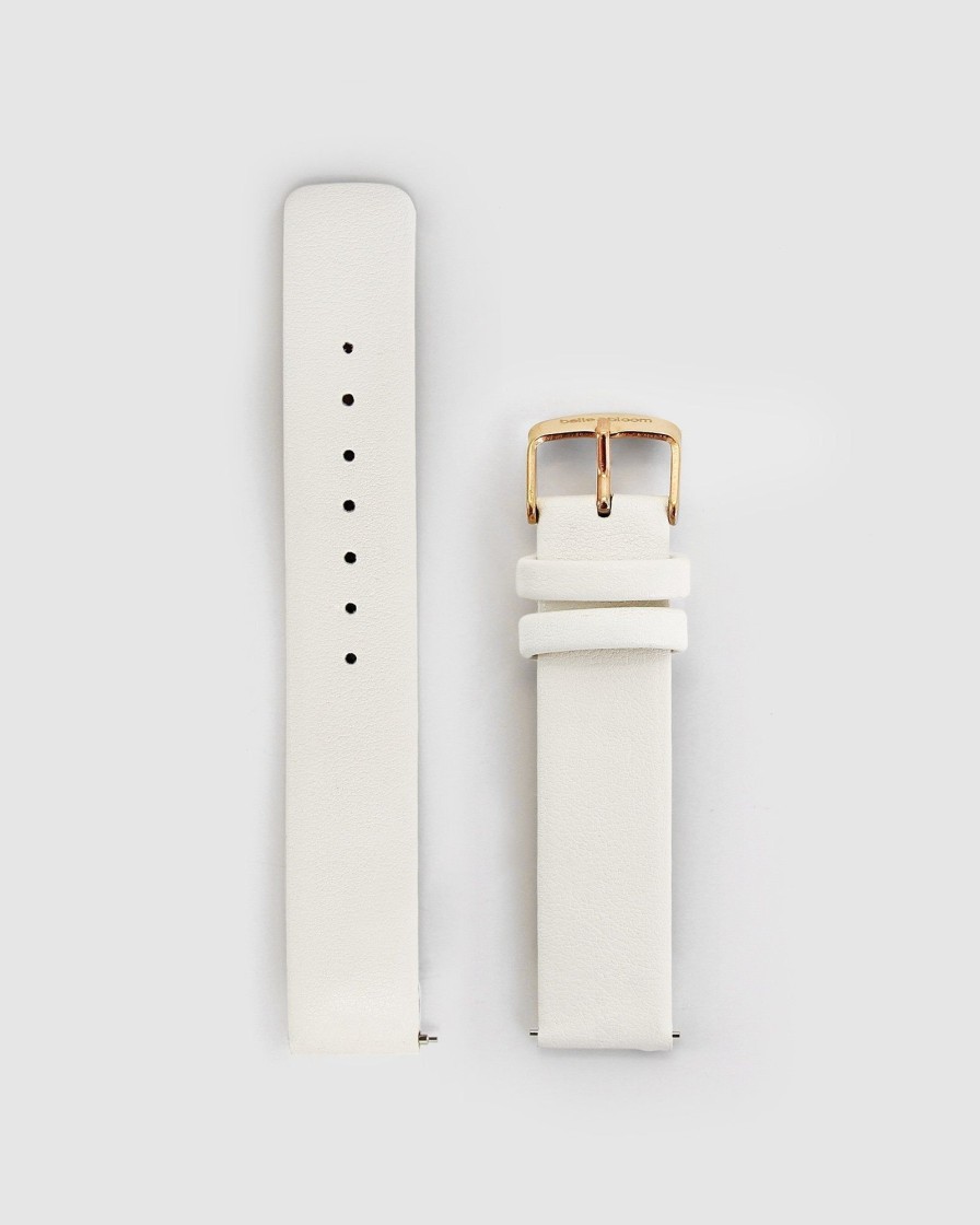 Women Belle & Bloom Watches | Ivory - Leather Watch Strap Barcelona Story Final Sale