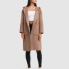 Women Belle & Bloom Wool Coats | Walk This Way Wool Blend Oversized Coat - Oat