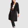 Women Belle & Bloom Wool Coats | Walk This Way Wool Blend Oversized Coat - Black