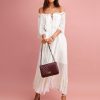 Women Belle & Bloom Maxi Dresses | Amour Amour Ruffled Midi Dress - White