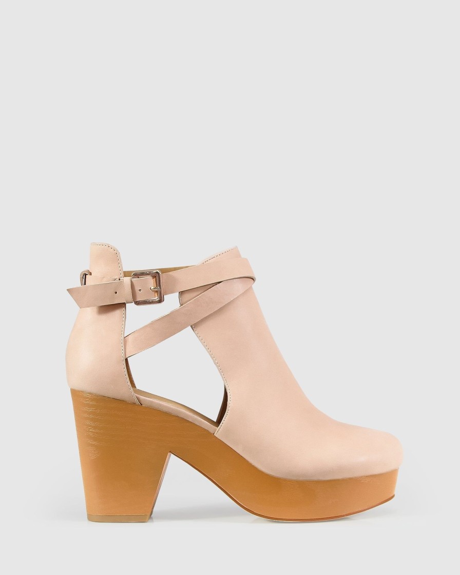 Women Belle & Bloom Boots | Fearless Clog Ankle Boot - Blush