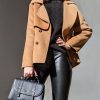 Women Belle & Bloom Wool Coats | I'M Yours Wool Blend Peacoat - Camel