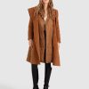 Women Belle & Bloom Wool Coats | Walk Me Home Convertible Coat - Camel