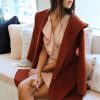 Women Belle & Bloom Wool Coats | Walk This Way Wool Blend Oversized Coat - Caramel