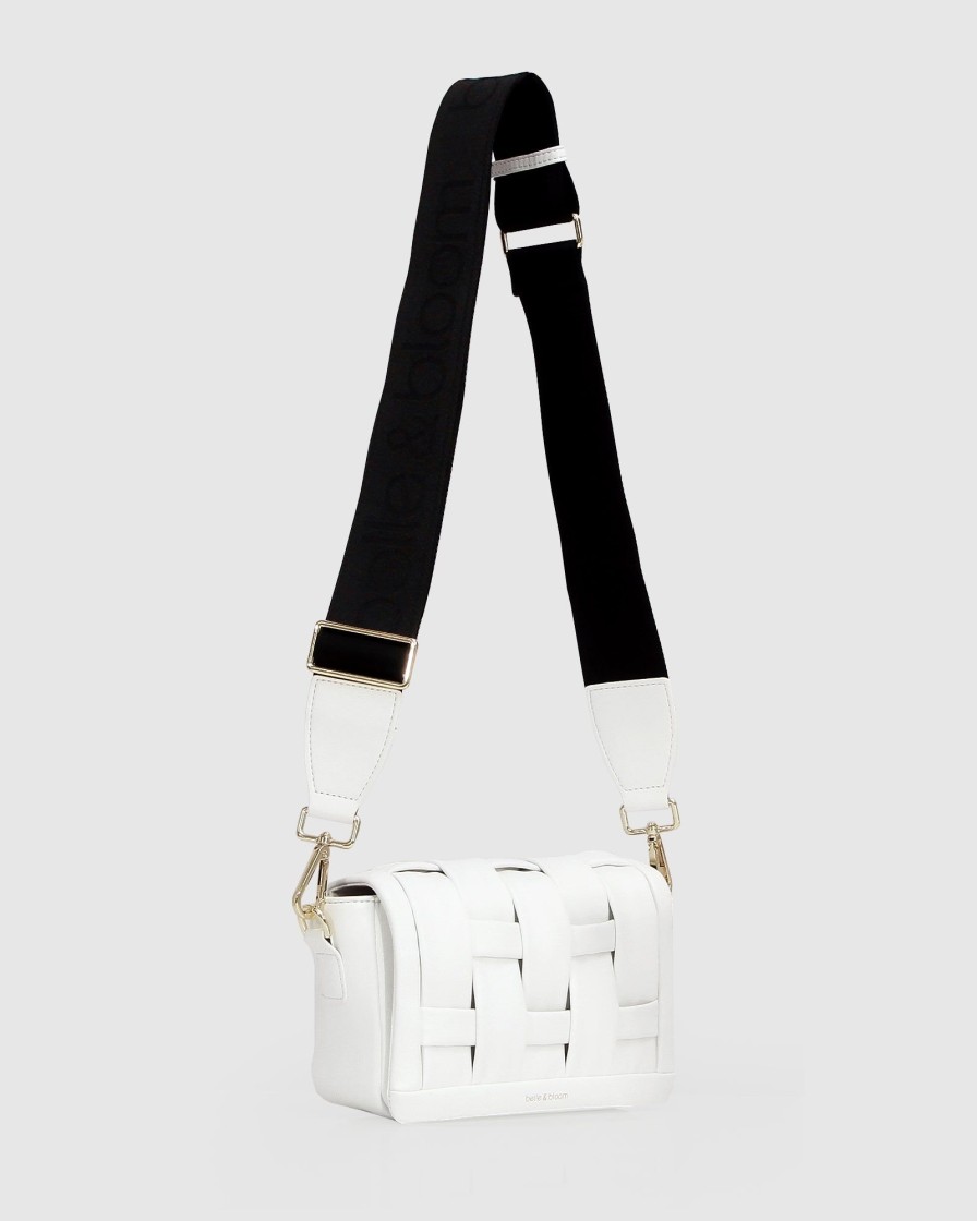 Women Belle & Bloom Cross-Body Bags | Bad Romance Crossbody Bag - White