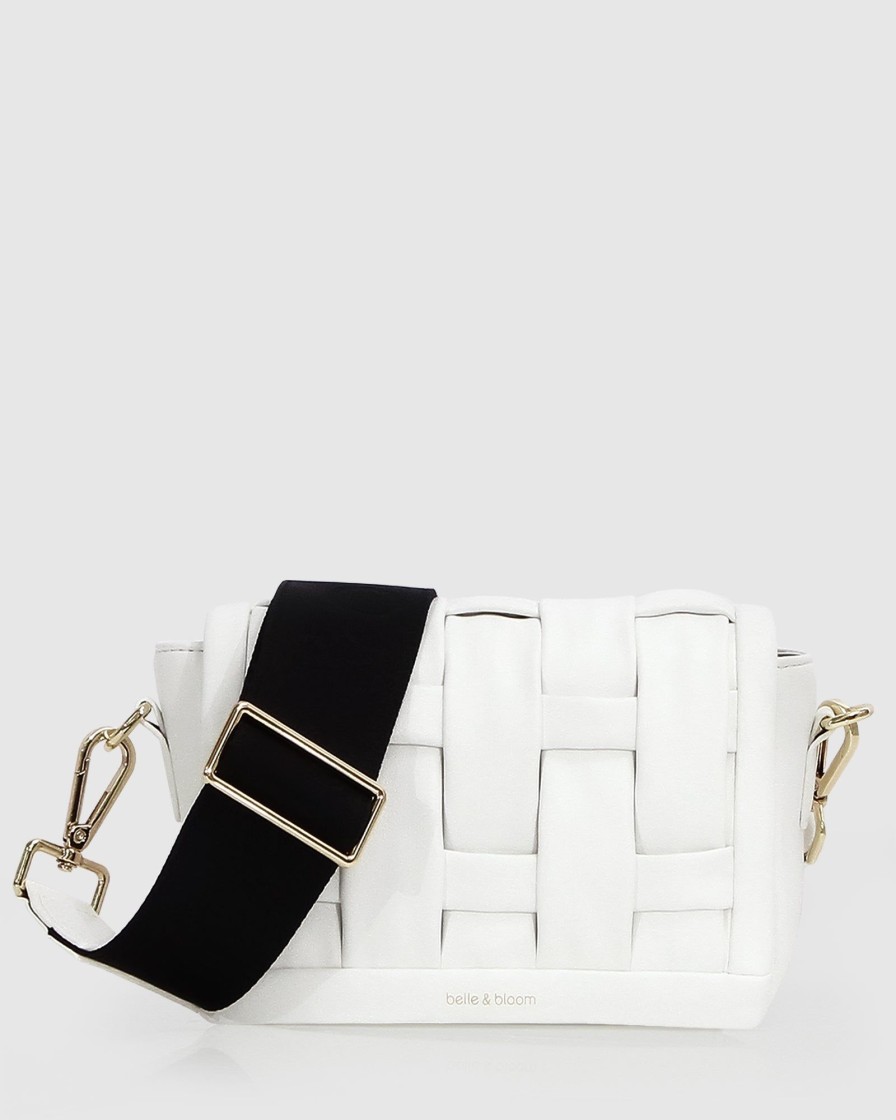 Women Belle & Bloom Cross-Body Bags | Bad Romance Crossbody Bag - White