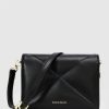 Women Belle & Bloom Cross-Body Bags | Moonlit Drive Leather Crossbody Bag - Black