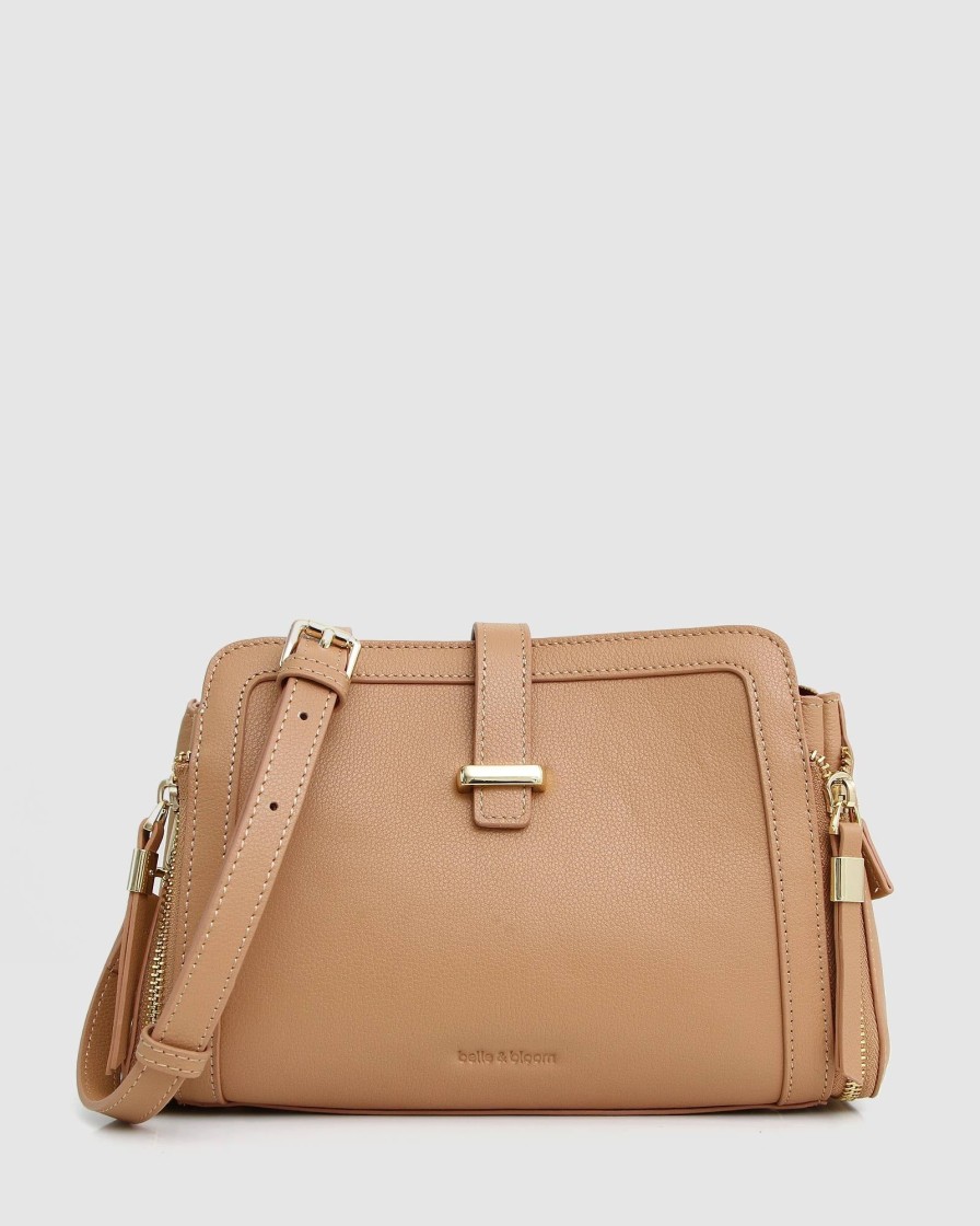 Women Belle & Bloom Cross-Body Bags | Your Girl Cross-Body Bag - Light Camel