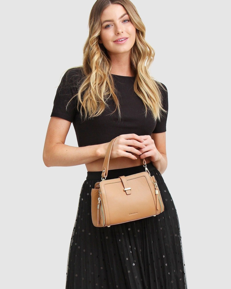 Women Belle & Bloom Cross-Body Bags | Your Girl Cross-Body Bag - Light Camel