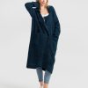 Women Belle & Bloom Jumpers & Knits | Born To Run Sustainable Sweater Coat - Dark Teal