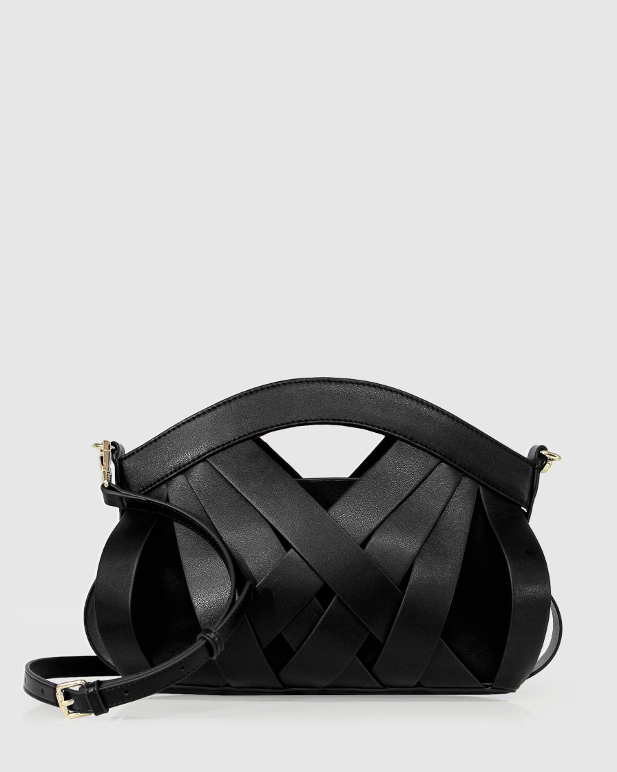 Women Belle & Bloom Cross-Body Bags | One More Night Crossbody Bag - Black