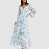 Women Belle & Bloom Maxi Dresses | In Your Dreams Maxi Dress - Light Blue