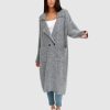 Women Belle & Bloom Jumpers & Knits | Born To Run Sustainable Sweater Coat - Grey