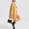 Women Belle & Bloom Wool Coats | New Fit Ex-Boyfriend Wool Blend Oversized Jacket - Antique Gold