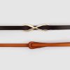 Women Belle & Bloom Belts | Leather Tie Belt 2 Pack - Black / Brown