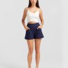 Women Belle & Bloom Pants | A Kind Of Magic Quilted Shorts - Navy