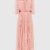 Women Belle & Bloom Maxi Dresses | Amour Amour Ruffled Midi Dress - Desert Rose Final Sale