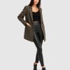 Women Belle & Bloom Wool Coats | Kensington Oversized Coat - Brown